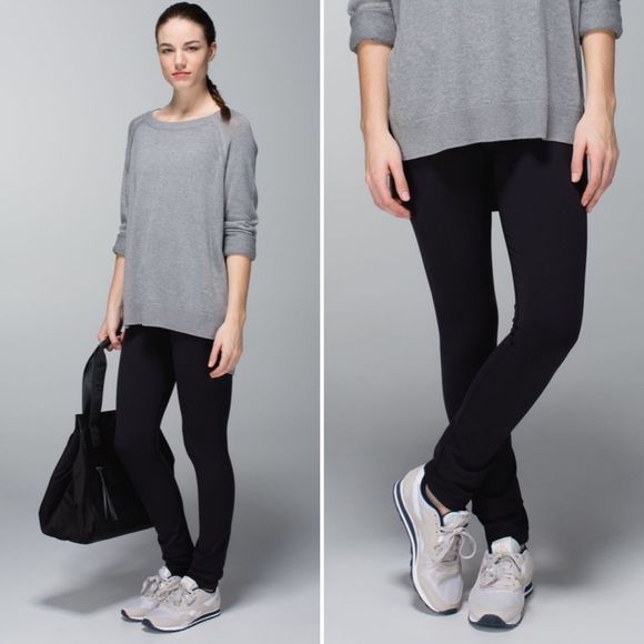 Lululemon Skinny Groove Pant Dark Teal - Picture 2 of 15